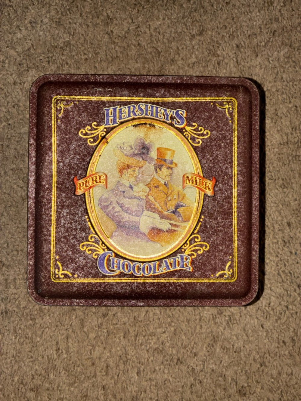 Hershey's Pure Milk Chocolate Tin Vintage 1990